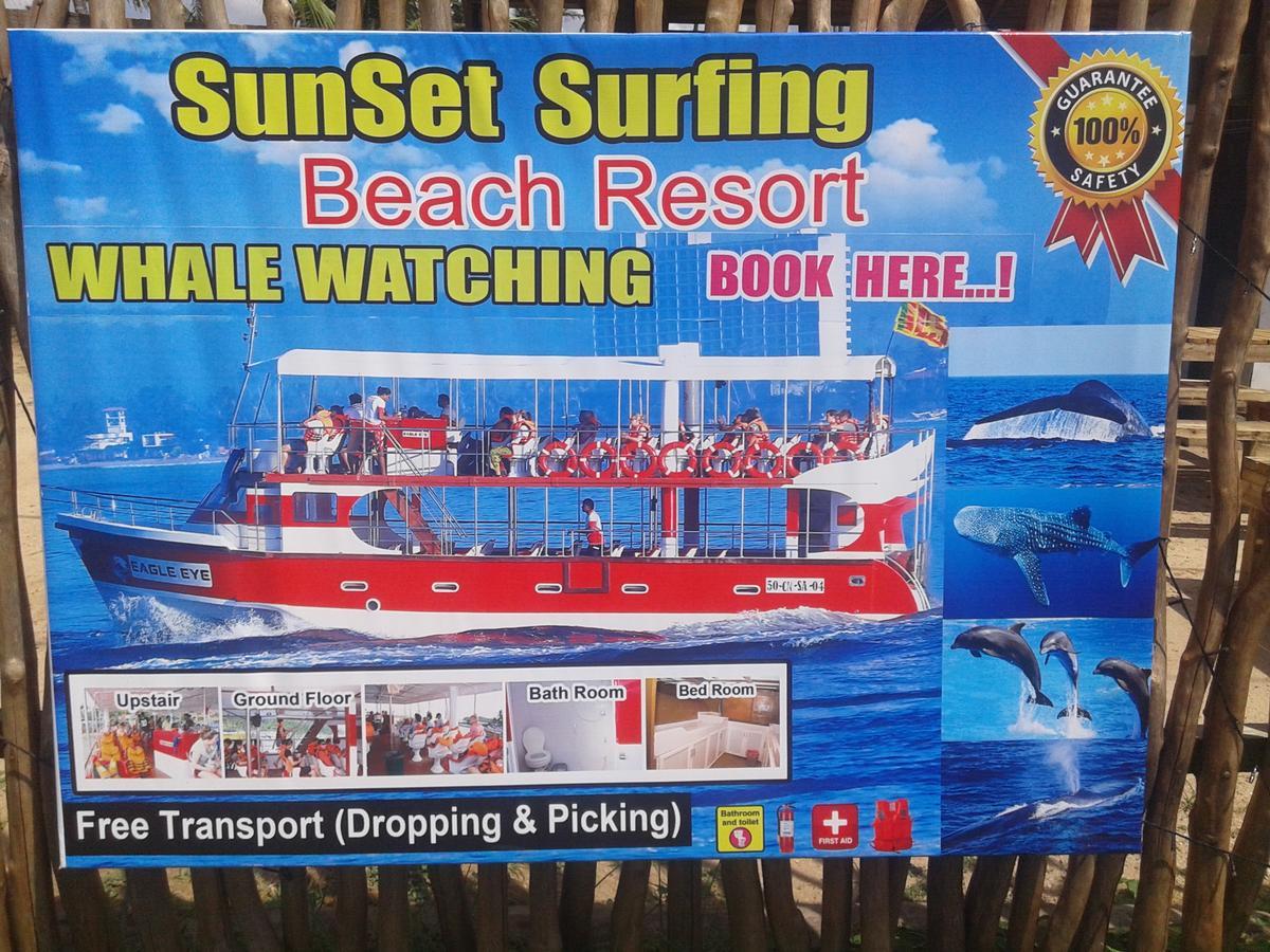 Sunset Surfing Beach Resort Матара Экстерьер фото